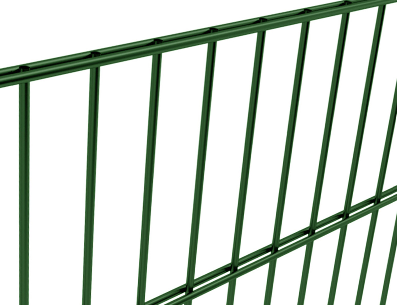 Security mesh fencing parts